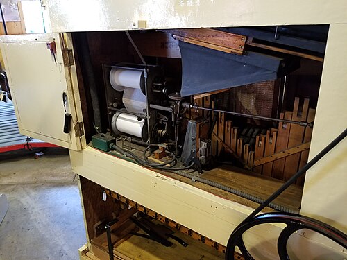 Wurlitzer 146 ロール演奏機構。