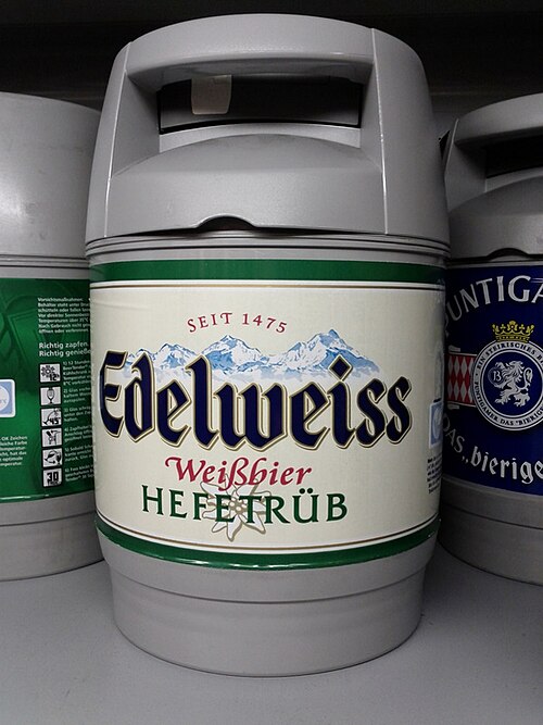 エーデルワイスビールのロゴ。