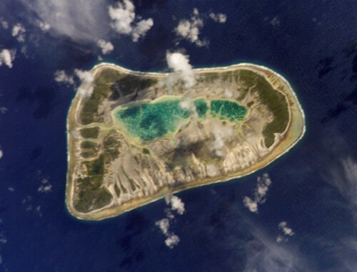 プカプカ環礁の NASA の写真
