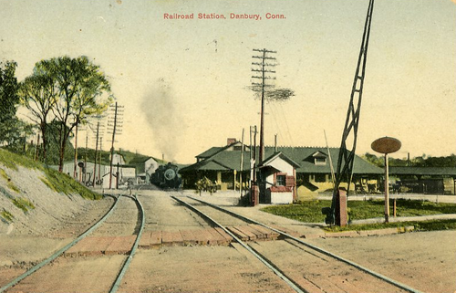 ダンベリー駅、1910年頃
