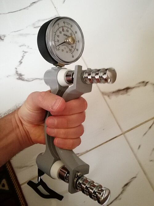 握力測定用ダイナモメーター装置
