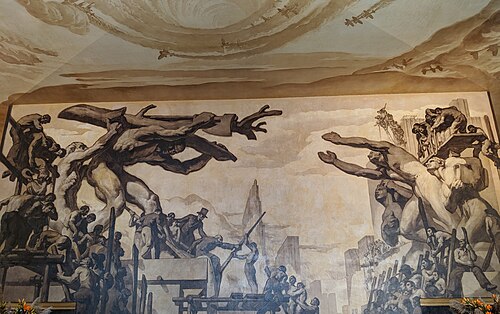 アメリカの進歩：肉体労働と精神労働を通じた人間の偉業の勝利（1937年）