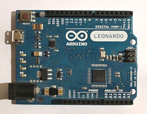 ATmega32U4 MCUを搭載したArduino Leonardoボード