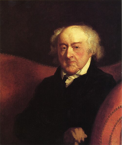 アメリカ合衆国第2代大統領、ジョン・アダムズ、1826年