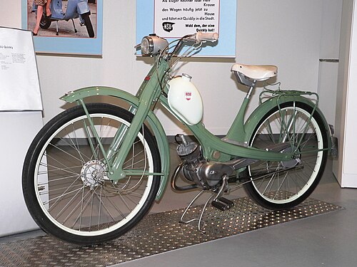 NSU クイックリー 50 cc (3.1 cu in) T/S モペット (1953)