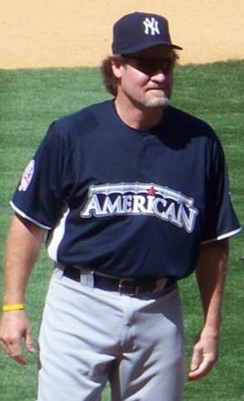 2008年アメリカンリーグオールスターユニフォームを着たウェイド・ボッグス