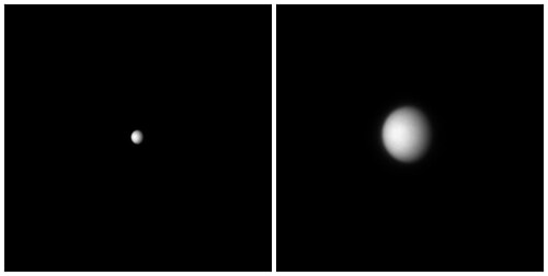 金星探査機MESSENGERが、金星への初のフライバイで撮影した画像