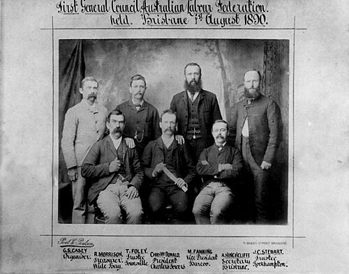 オーストラリア労働連盟第1回総会、ブリスベン、1890年8月1日
