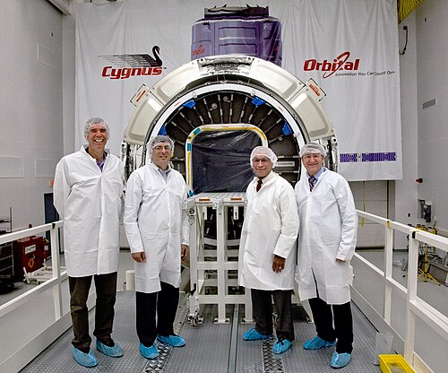 シグナス宇宙船の加圧容器