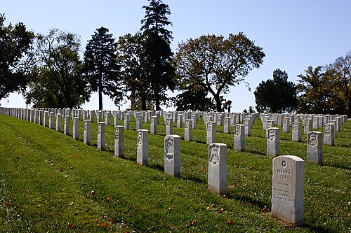 南北戦争の戦没者墓地、ジェファーソン・バラックス国立墓地