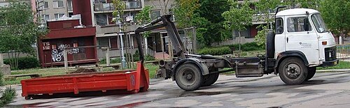典型的なフックリフトホイストの構成