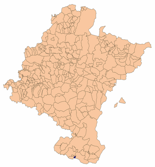 ナバラ州バリラスの地図
