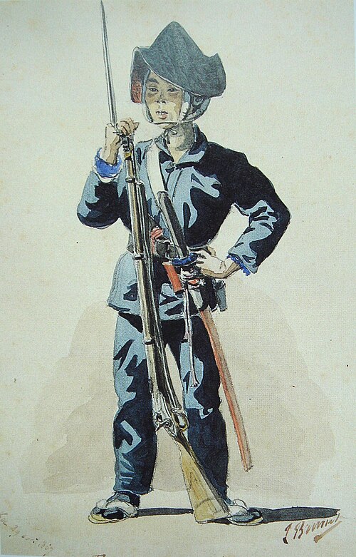 幕府歩兵（大阪、1867年4月29日）