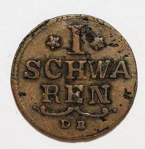 ブレーメン シュヴァーレン、1797 年、表面
