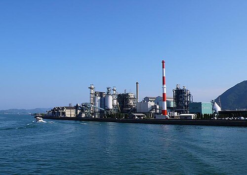 帝人の広島県三原工場