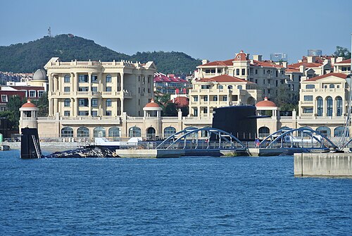 2017年8月24日、青島海軍博物館にある長征1号。