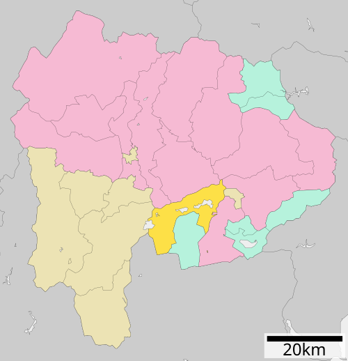 山梨県富士河口湖町の位置