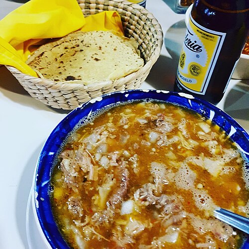 ビリヤと温かいトルティーヤ、そしてビール