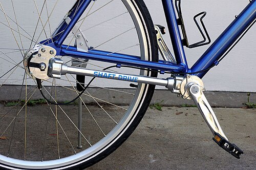 チェーンではなくシャフトドライブを採用した自転車