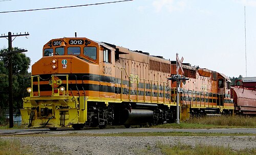 オンタリオ州マッシーの HCRY 列車