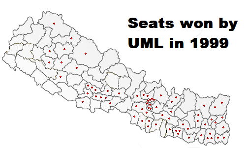 CPN(UML)が獲得した議席