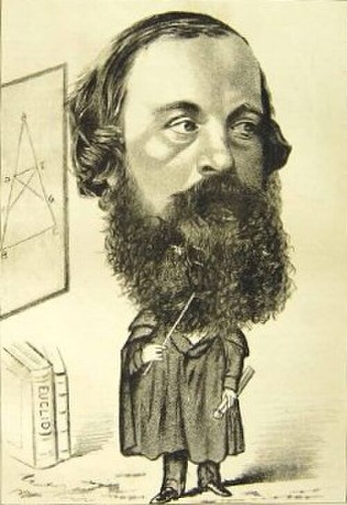 1877年のヒュー・ブラックバーンの風刺画