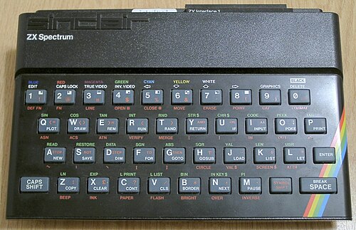 シンクレア ZX スペクトラム キーボード