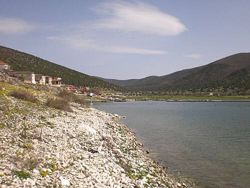 ギリシャ側の海岸線
