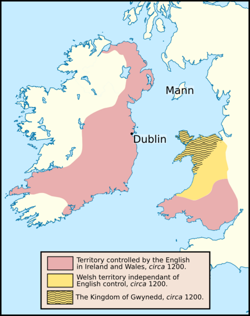 イギリスとアイルランドの地図