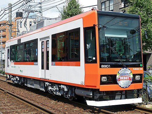 2015年9月の8900系路面電車8901号車