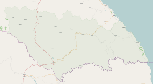 保護地域の地図