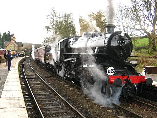 アーレイ駅のIvatt 4 43106。
