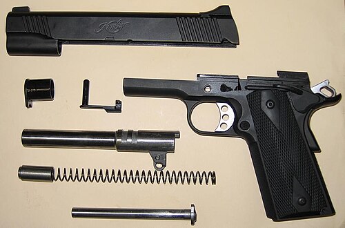 キンバー カスタム TLE II、フィールド ストリップ
