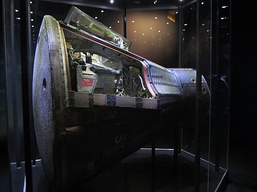 2010年、アドラー・プラネタリウムに展示されたジェミニ12号
