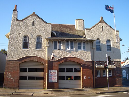 Fire station, Leichhardt. Completed 1906; architect, E.L Drew.