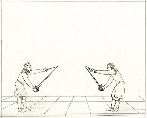 スウェットナムの真のガードの現代版イラスト。