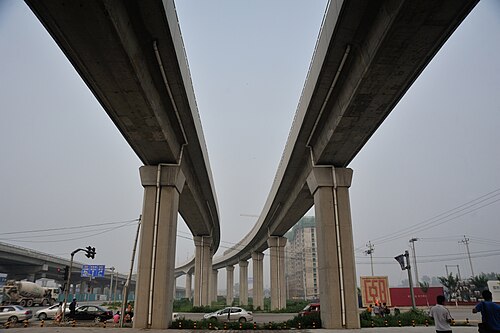 房山線上の高架橋