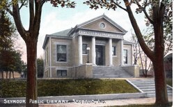 インディアナ州シーモア公共図書館、1910年頃