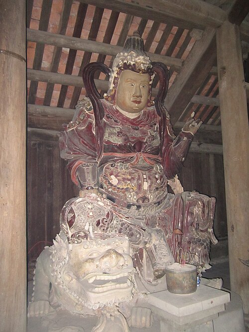 ベトナムのブトタップ寺院にあるダルマパーラ（ベトナム語でホーパプ）像