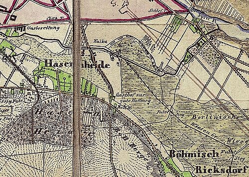 ハーゼンハイデとベルリン・ヴィーゼン、1842年