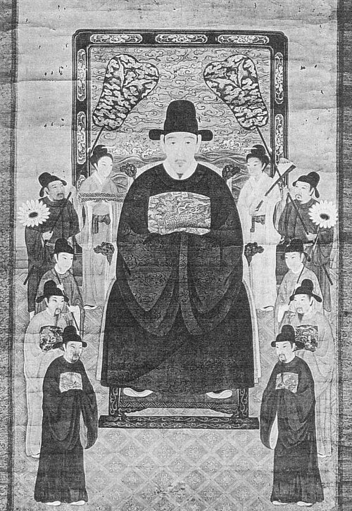 中国の宮廷衣装を着た尚敬親王