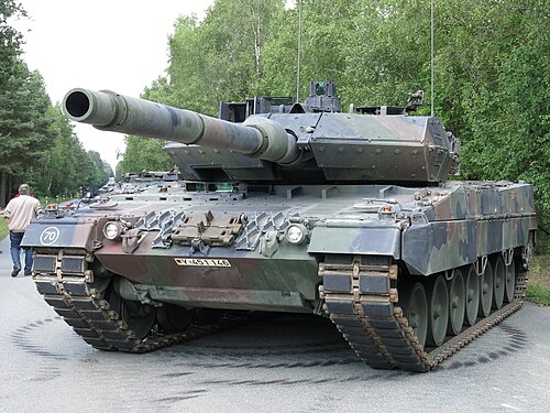 2015年にドイツで公開展示されたレオパルド2A7戦車