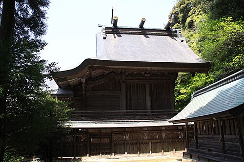 本殿（1753年建立、1856年改築）（島根県有形文化財）