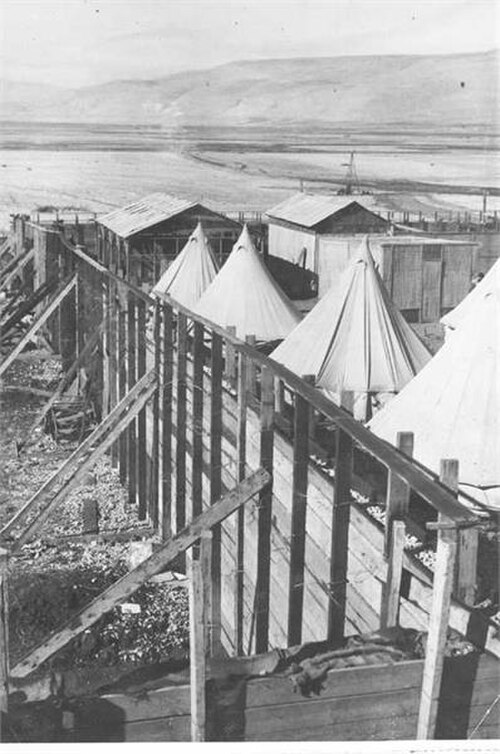 スデ・ナフムの壁建設 1937