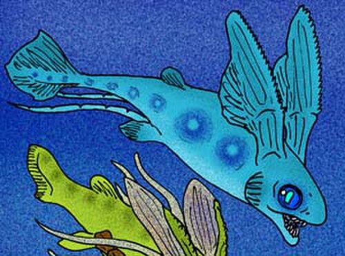 イニオプテリクスは北アメリカに生息していた全頭魚です。この魚はイニオプテリクス目と呼ばれるグループに属し、おそらくトビウオのような生活を送っていました。