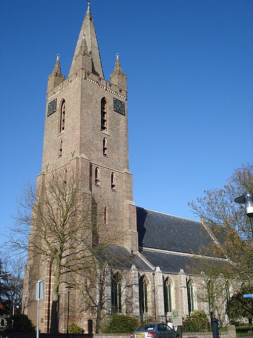 Kapelle、Hervormde kerk、（オランダ改革派）