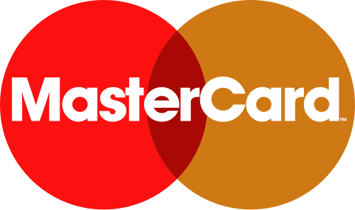 同じディスクに、MasterCardのロゴが太字で重ねて表示されている。