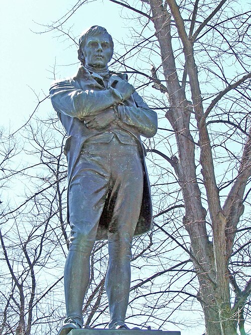 Burns statue in Victoria Park (Halifax), Halifax, Nova Scotia by George Anderson Lawson
