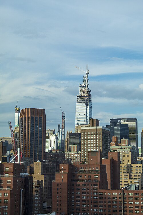 2019年10月のワン・ヴァンダービルト。左手の背景にはセントラル・パーク・タワーと111 West 57th Streetが見える