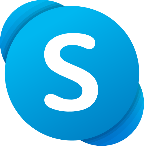 Skype のロゴ (2019 年現在)